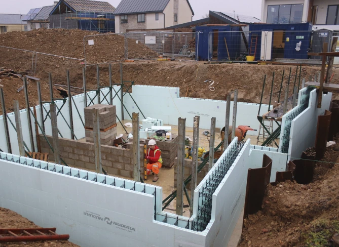 Sistema OCF, insultated concrete forms